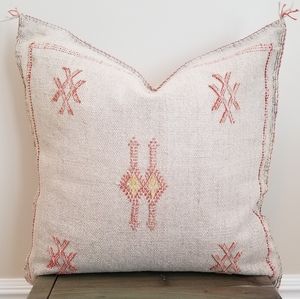 Cactus (Sabra) Silk Moroccan Pillow Cover
